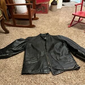 Women's Classic Black Leather Jacket